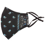 Dana Levy Evil Eye Bandana Face Covering - Folded