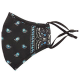 Dana Levy Evil Eye Bandana Face Covering - Folded