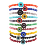 Dana Levy Men's Evil Eye Charm Glass Bead Bracelet - Group Stack