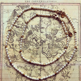 Dana Levy Star Charm Freshwater Pearl Choker - Constellation Necklace Duo
