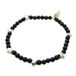 Dana Levy Stelle Stars Charm Gemstone Bracelet - Silver Blue Sandstone