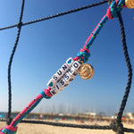 Dana Levy Treasure Island Alphabet Charm Cord Bracelet - Sun Kissed Detail TLV