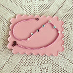 Dana Levy Mother of Pearl Symboleyes Glass Bead Necklace - Pink Crochet