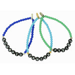 Dana Levy Zodiac Sign Alphabet Charm Glass Bead Bracelet - Water Signs