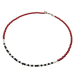 Dana Levy Morse Code Blessings Glass Bead Necklace - Wealth