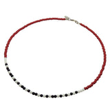 Dana Levy Morse Code Blessings Glass Bead Necklace - Wealth