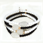 Dana Levy Mens Glow in the Dark Skull Glass Bead Bracelets - Group