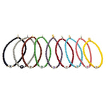 Dana Levy Mini Star Symbol Charm Glass Bead Bracelet - Group Flatlay