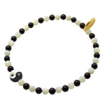 Dana Levy Yin Yang Charm Polka Dot Gemstone Bracelet