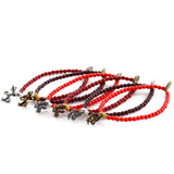 Dana Levy Zodiac Sign Glass Bead Bracelet - Fire Signs
