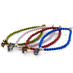 Dana Levy Zodiac Sign Charm Glass Bead Bracelets - 4 Elements