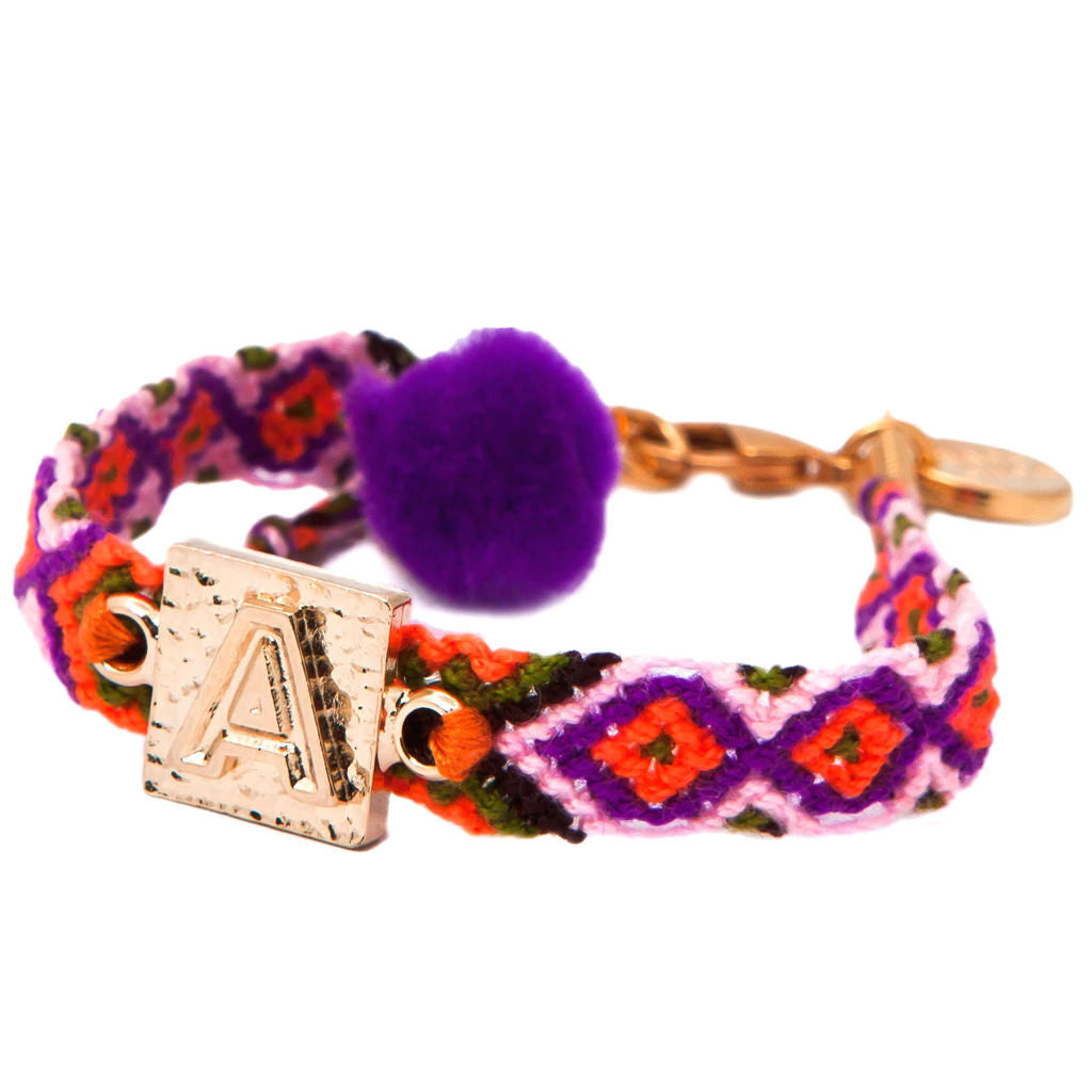 Dana Levy Alphabeta Friendship Bracelet - Letter A