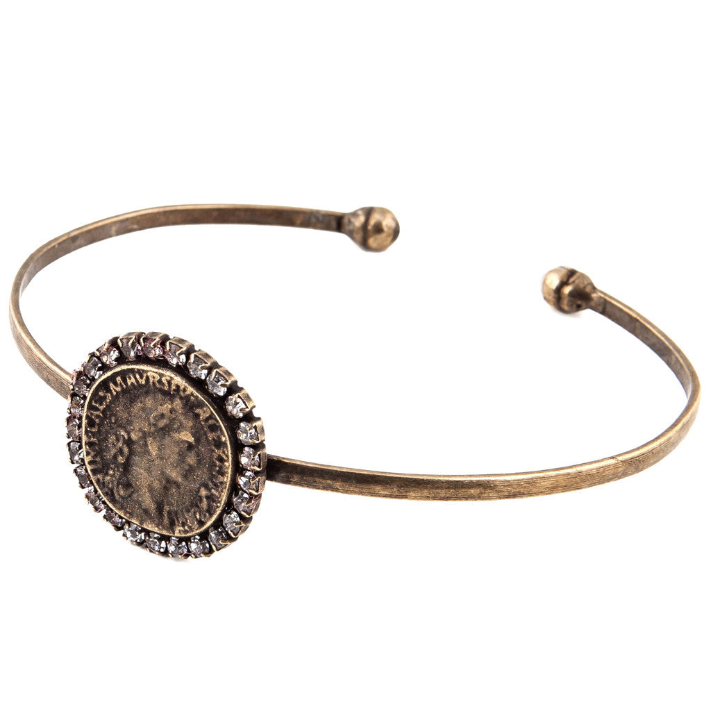 Dana Levy Diamante Ancient Roman Coin Cuff - Antique Gold