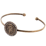 Dana Levy Diamante Ancient Roman Coin Cuff - Antique Gold