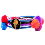 Dana Levy Hamsa Hand Lucky Charm Pompom Bracelet - Black