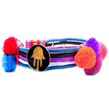 Dana Levy Hamsa Hand Lucky Charm Pompom Bracelet - Black