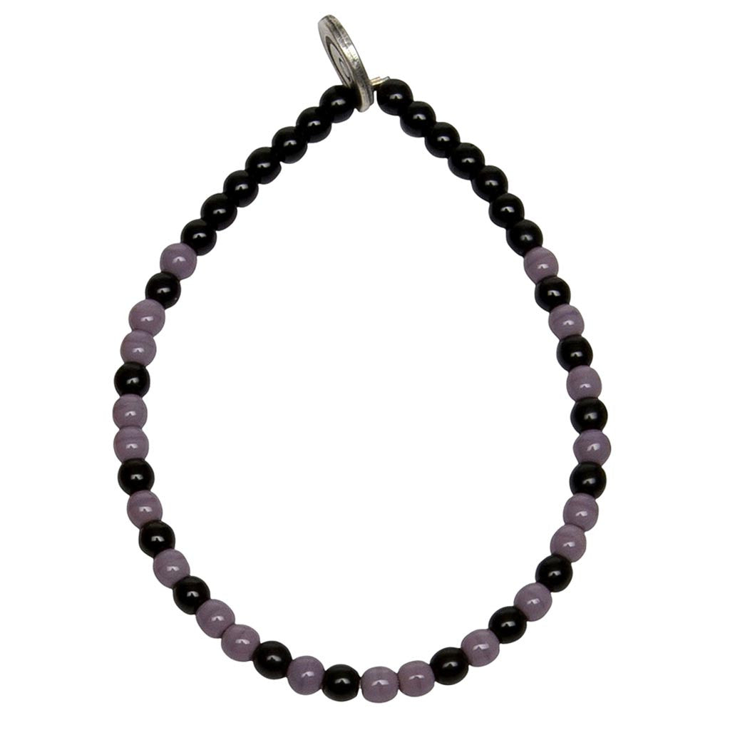 Dana Levy Wealth Morse Code Blessing Glass Bead Bracelet - Bright