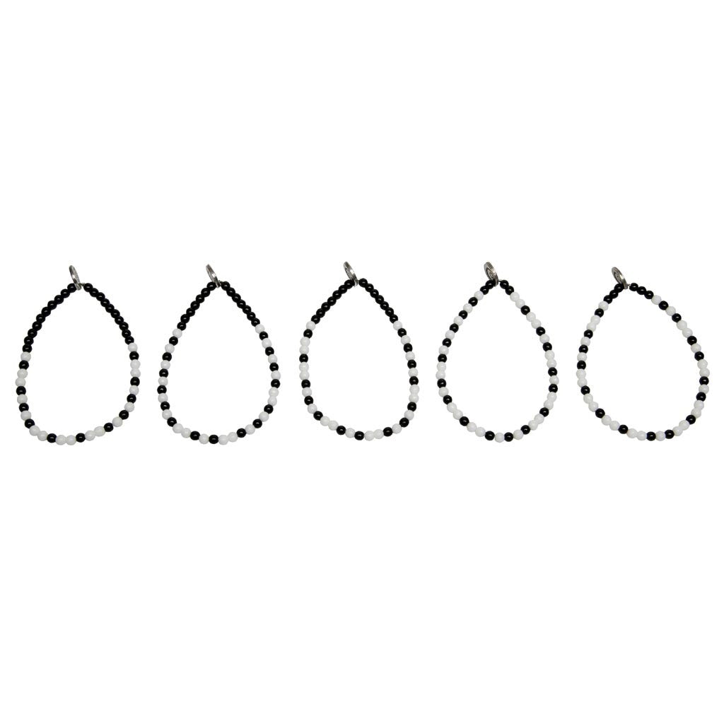 Dana Levy Love Morse Code Blessing Glass Bead Bracelet - Monochrome Group