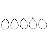 Dana Levy Love Morse Code Blessing Glass Bead Bracelet - Monochrome Group