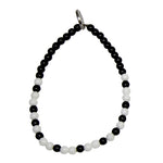 Dana Levy Love Morse Code Blessing Glass Bead Bracelet - Monochrome