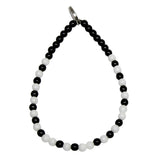 Dana Levy Health Morse Code Blessing Glass Bead Bracelet - Monochrome