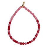 Dana Levy Love Morse Code Blessing Glass Bead Bracelet - Bright