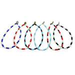 Dana Levy Men's DIY Football Team Kit Glass Bead Bracelet - Group Mix