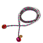 Dana Levy Lima Pompom Beaded Wrap Bracelet - Red