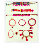  Dana Levy Love Morse Code Blessing Glass Bead Bracelet - Pink Accessories