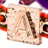 Dana Levy Alphabeta Friendship Bracelet - Letter A Detail