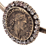 Dana Levy Diamante Ancient Roman Coin Cuff - Detail Antique Gold
