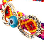Dana Levy Diamante Infinity Charm Friendship Bracelet - Blue Detail