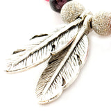 Dana Levy Feather Charm Gemstone Duo Bracelet - Detail