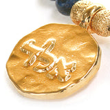 Dana Levy Kabbalah Blessing Token Gemstone Bracelet - Detail