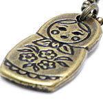 Dana Levy Matryoshka Russian Nesting Doll Ball Chain Necklace - Detail of Antique Gold