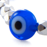 Dana Levy Mini Evil Eye Charm Faceted Glass Bead Bracelet - Detail