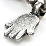 Dana Levy Mini Hamsa Hand Leather Braid Bracelet - Detail