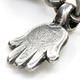 Dana Levy Mini Hamsa Hand Leather Braid Bracelet - Detail