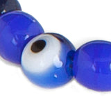 Dana Levy Round Mini Evil Eye Charm Rainbow Glass Bead Bracelet - Detail