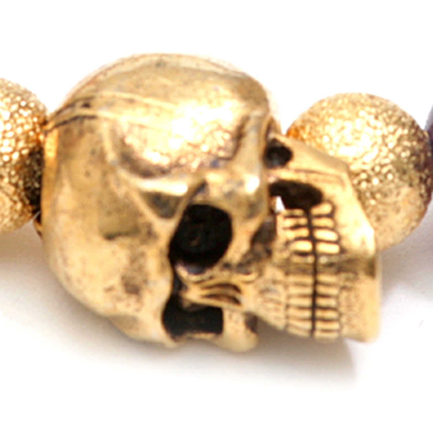 Dana Levy Skull Charm Gemstone Bracelet - Detail