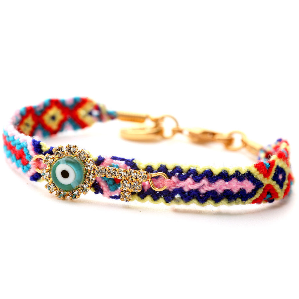 Dana Levy Diamante Key Lucky Charm Friendship Bracelet