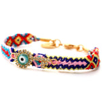 Dana Levy Diamante Key Lucky Charm Friendship Bracelet