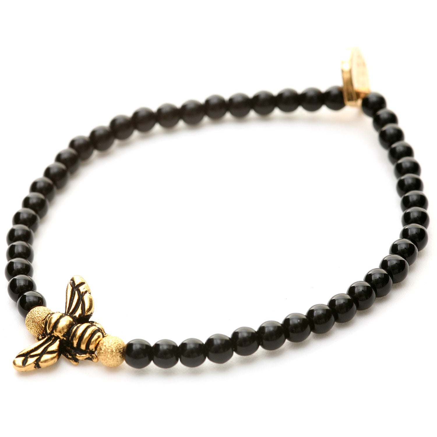 Dana Levy Fly Charm Glass Bead Bracelet