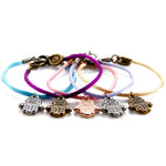 Dana Levy Hamsa Hand Charm Satin Cord Bracelet - Group