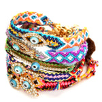 Dana Levy Diamante Lucky Charm Friendship Bracelets - Group Mix