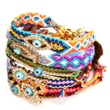 Dana Levy Diamante Lucky Charm Friendship Bracelets - Group Mix