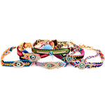 Dana Levy Diamante Lucky Charm Friendship Bracelets - Pyramid Stack