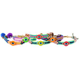 Dana Levy Limited Edition Neon Enamel Evil Eye Token Friendship Bracelets Pyramid