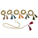 Dana Levy Beaded Tassel Duo Necklaces Group