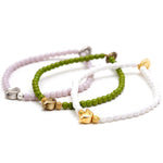 Dana Levy Dove Charm Glass Bead Bracelet - Group